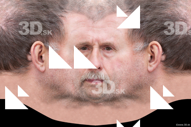 Male head texture