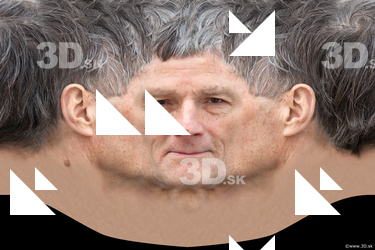 Male head texture