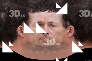 Male head texture