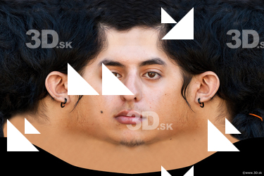 Female head texture