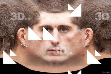 Male head texture
