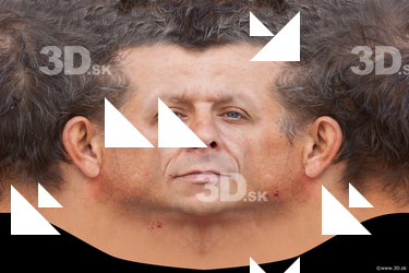 Male head texture
