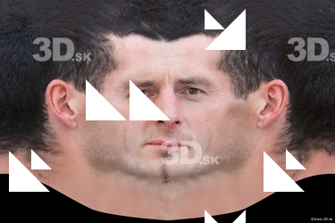 Male head texture