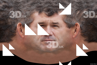 Male head texture