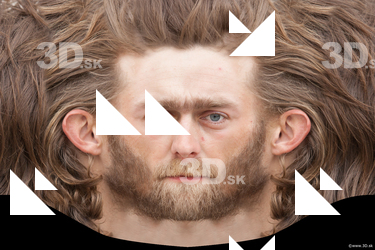 Male head texture