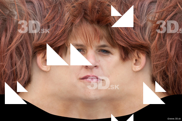 Female head texture