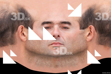 Male head texture