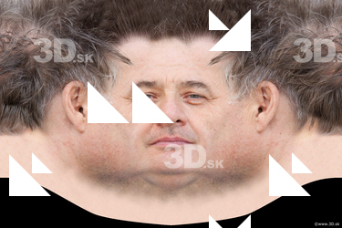 Male head texture