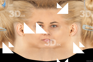 Female head texture