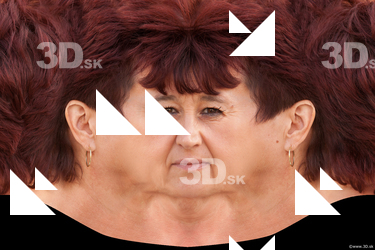 Female head texture