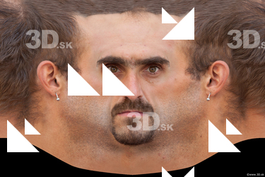 Male head texture