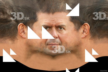 Male head texture