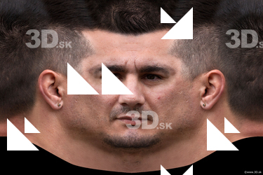 Male head texture