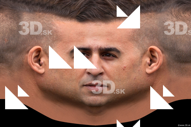 Male head texture