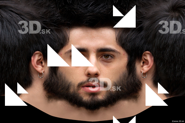 Male head texture