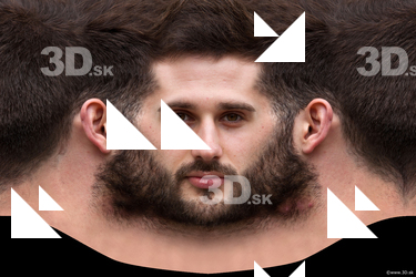 Male head texture