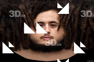 Male head texture