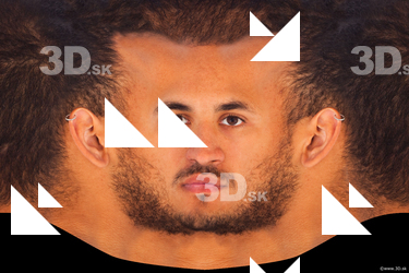 Male head texture