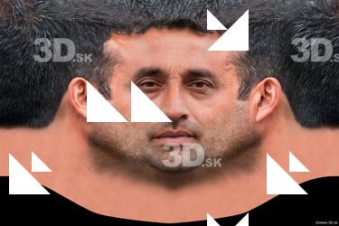 Male head texture