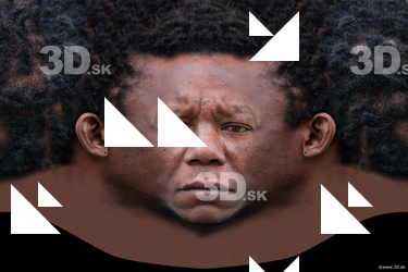 Male head texture