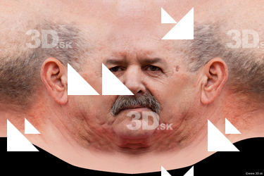 Male head texture