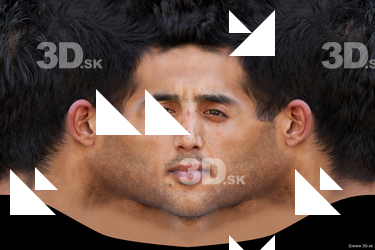 Male head texture