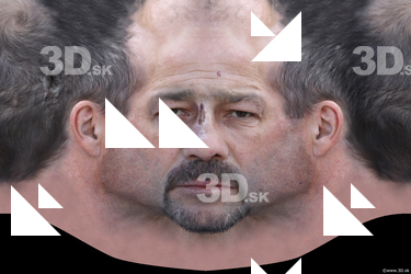 Male head texture