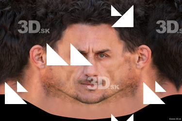Male head texture