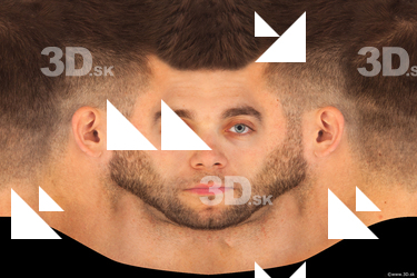 Male head texture