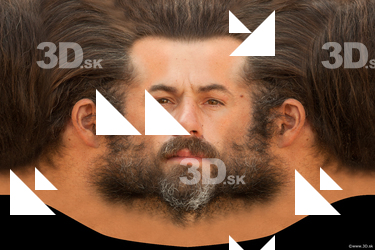Male head texture