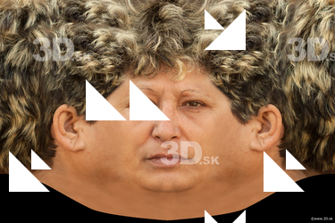 Male head texture