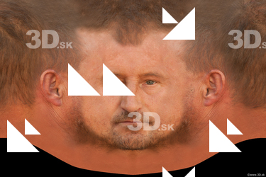 Male head texture