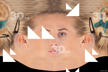 Female head texture
