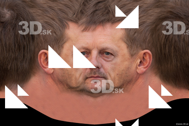 Male head texture