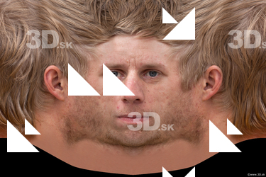 Male head texture