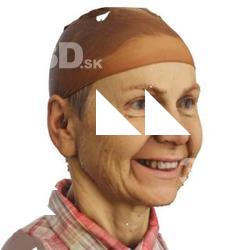 3D head scan of emotions and phonemes - Iveta