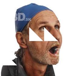 3D head scan of emotions and phonemes - Richard