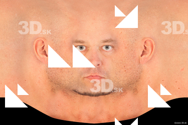Male head texture