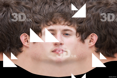 Male head texture