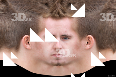 Male head texture