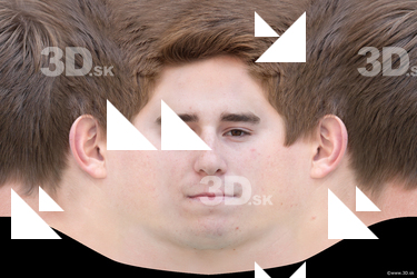 Male head texture