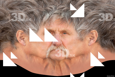 Male head texture