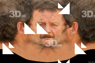Male head texture