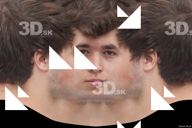 Male head texture