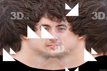 Male head texture