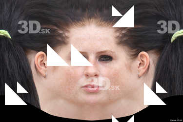 Female head texture