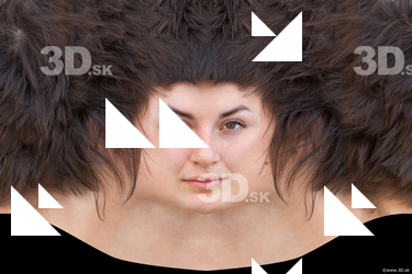 Female head texture