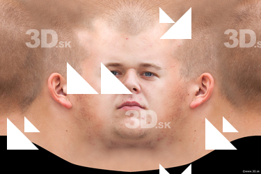 Male head texture