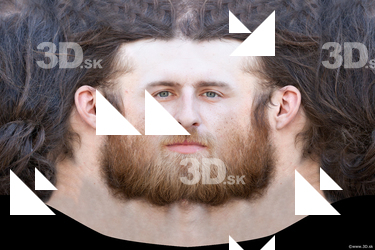 Male head texture