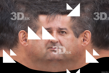 Male head texture